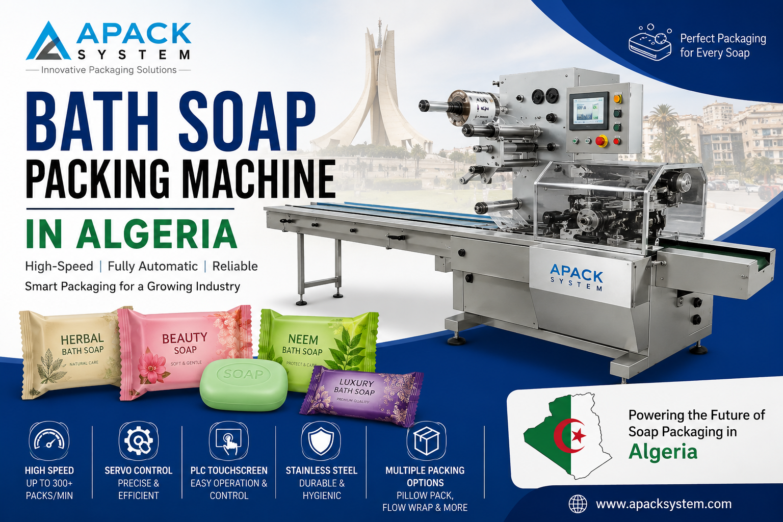 Bath Soap Packing Machine in Algeria