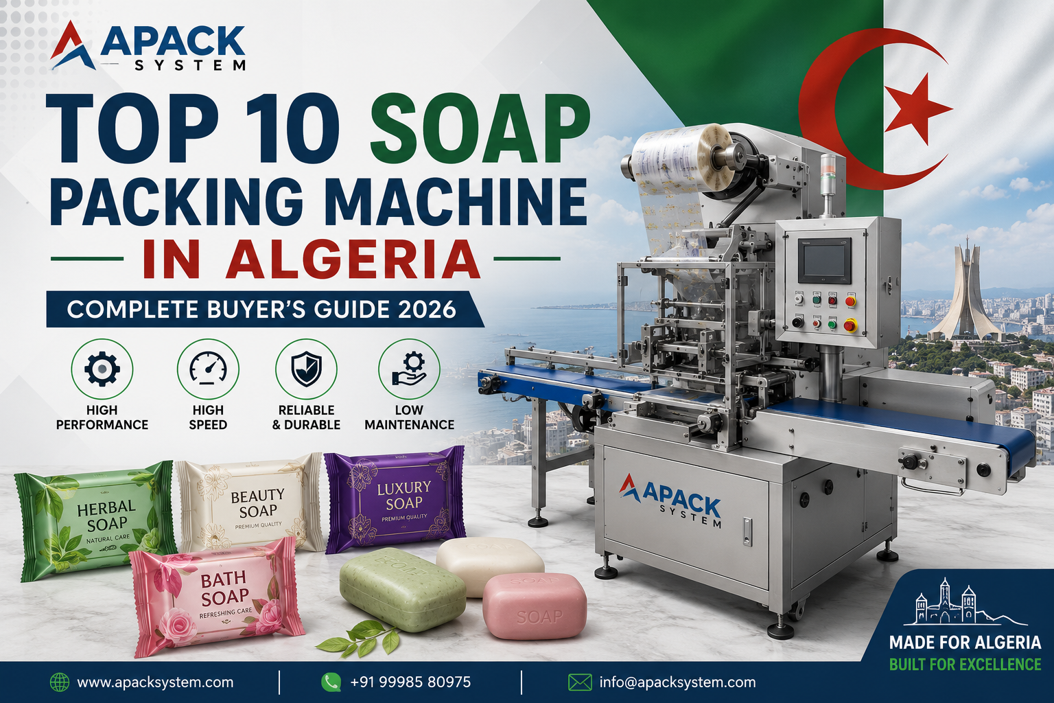 Top 10 Soap Packing Machines in Algeria