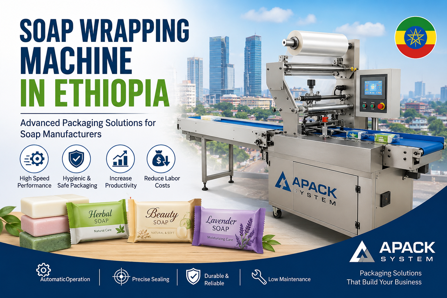 Soap Wrapping Machine in Ethiopia