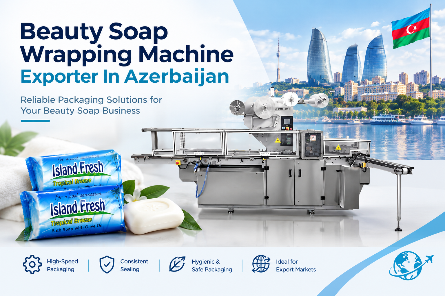 Beauty Soap Wrapping Machine Exporter In Azerbaizan